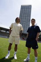 DP Shirt - MARINE BLUE & BEIGE - Doppelpass