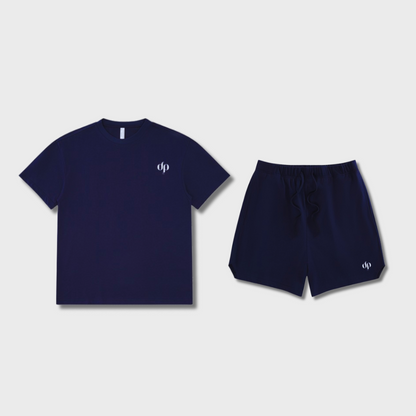 CLASSIC FIT - MARINE BLUE & BEIGE