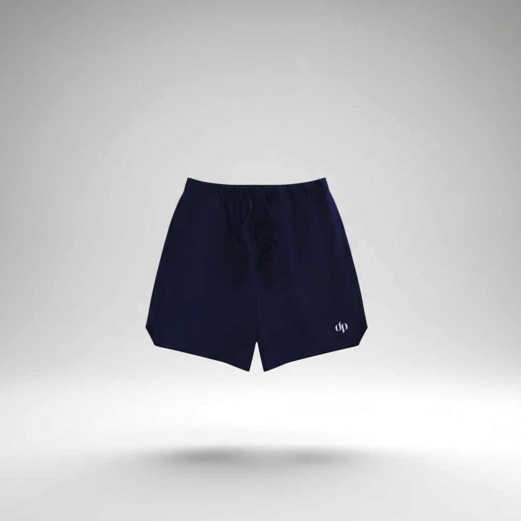 DP Shorts - MARINE BLUE & BEIGE - Doppelpass
