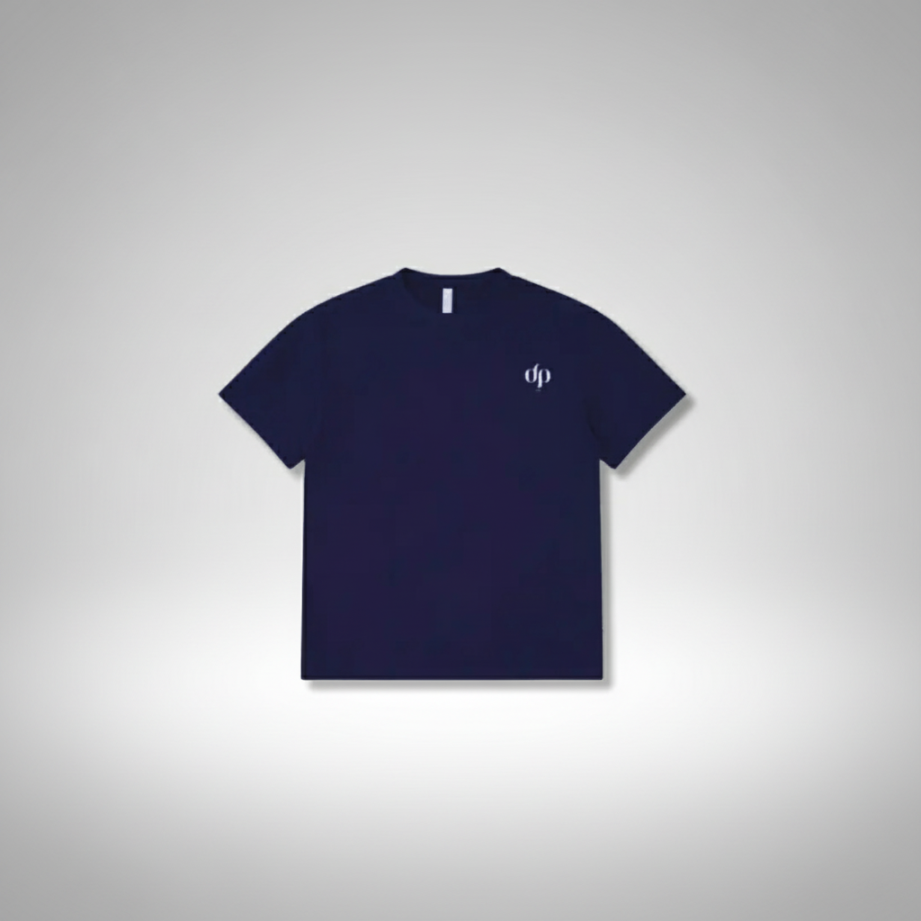 DP Shirt - MARINE BLUE & BEIGE - Doppelpass